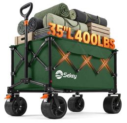 🔥 New Sekey 250L Beach Wagon — 400 lb Capacity & All-Terrain Wheels — $65 🔥
