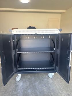 AVer TabChargeCT2 40-Device Mobile Charging Cart (Laptops/Tablets) - Good Condition