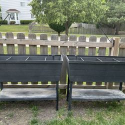 2 Large Planter stands $75. Each