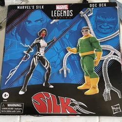 Marvel Legends Doc Ock & Silk 2-Pack Amazon Exclusive - New in Box
