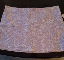 Wild Fable NWT Leopard/Cheetah Pink Skirt Sz 26 W
