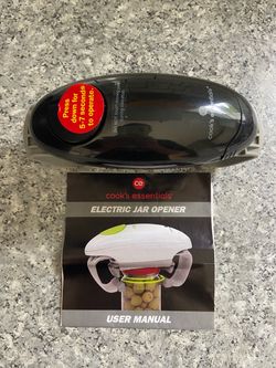Cook’s Essentials Electric Jar Opener + Adjustable Clamp