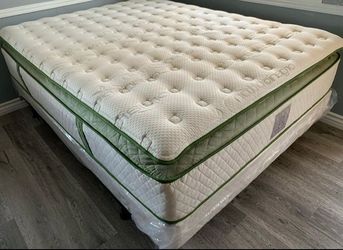 Ck Organic Elite Superior Hybrid Cool Gel Memory Foam Pillow Top 14inch Mattress!!