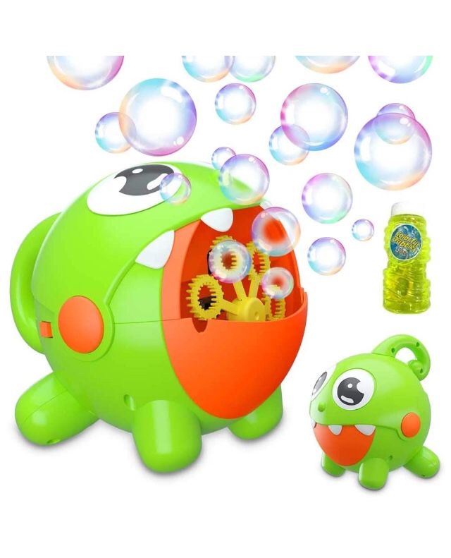 Bubble Machine, Bubble Toy for Kids Automatic Bubble Machine 3000 Bubbles Per Minute, Durable Bubble Blower for Kids, Party, Wedding, Outdoor Indoor