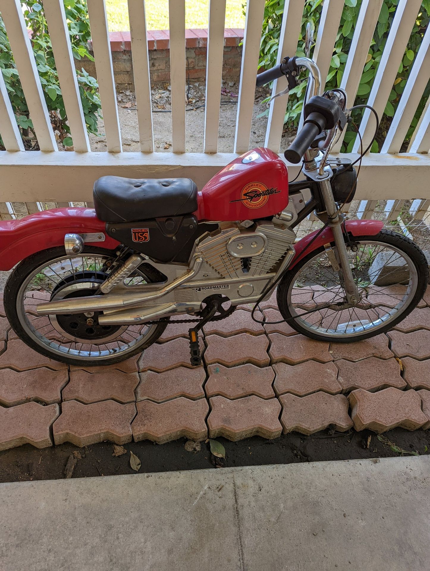 Vintage 1994 Roadmaster Made USA Harley Davidson Sportster 20”Bicycle