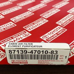 Toyota Cabin air Filter