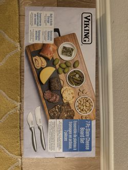 Large VIKING Charcuterie Board Set- NEW!