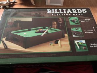 Billiards Tabletop Game