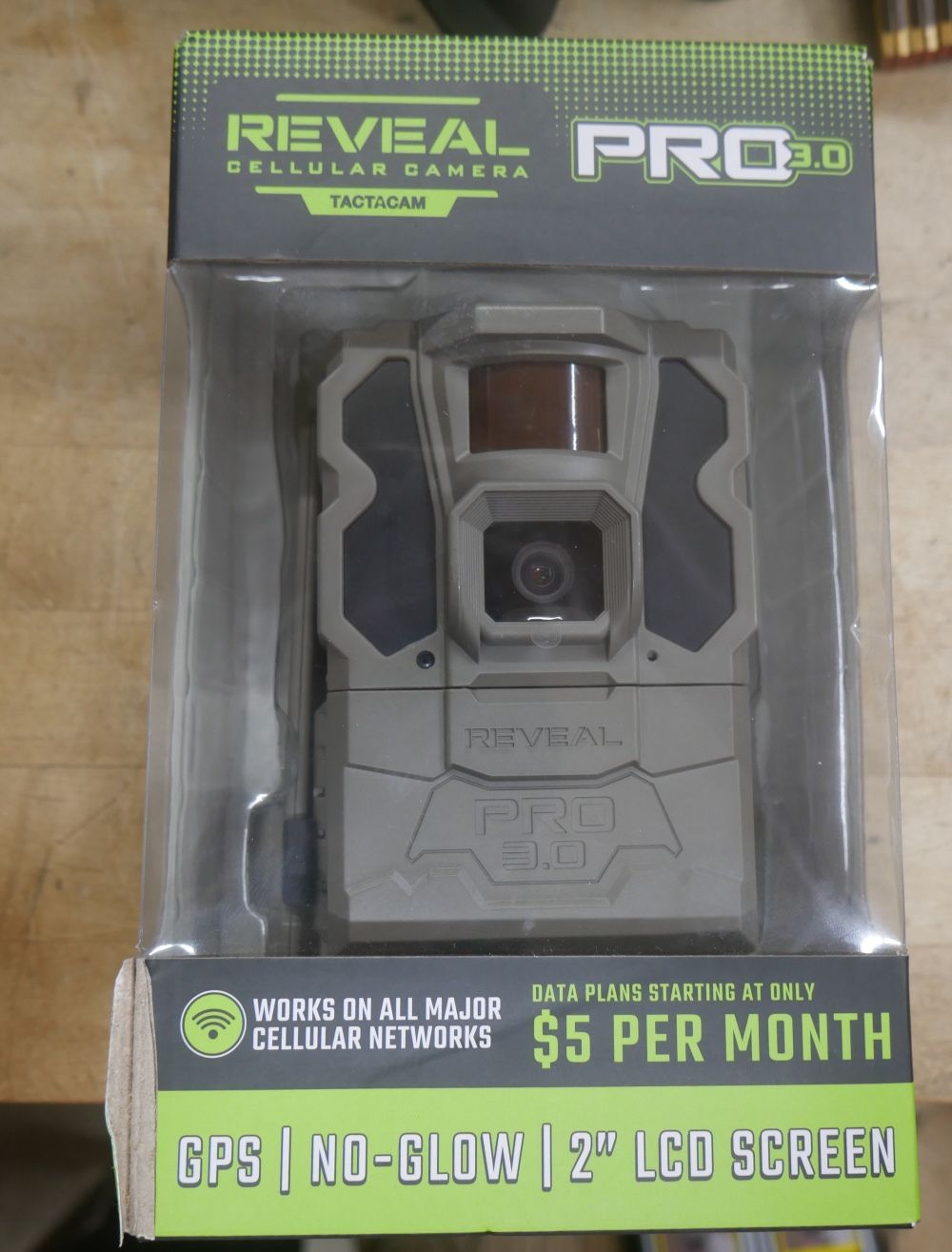 Tactacam Reveal Pro 3.0 Cellular Trail Camera RV-TC-XPRO3 W/GPS - New/Sealed.