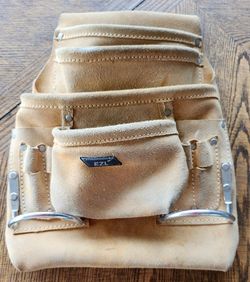 Tool bag, leather 10 pouch NEW