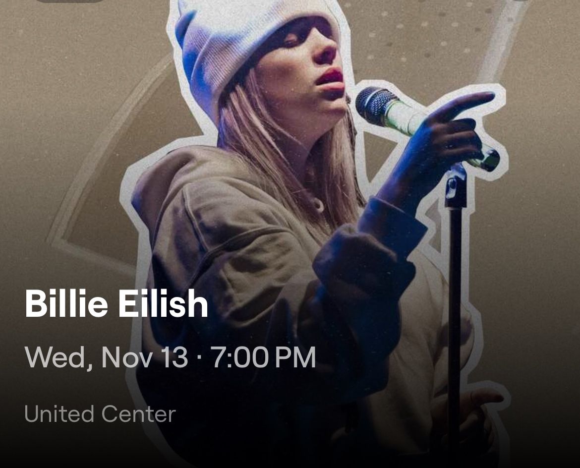 Billie Eilish GA Floor Tickets