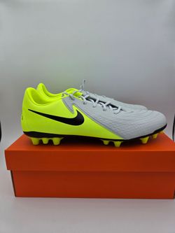 Nike Phantom GX 2 Academy 'Metallic Silver Volt Black' Soccer Cleats Men's Size 12