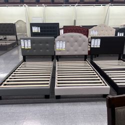 Twin Size Bed Frame With Mattress 