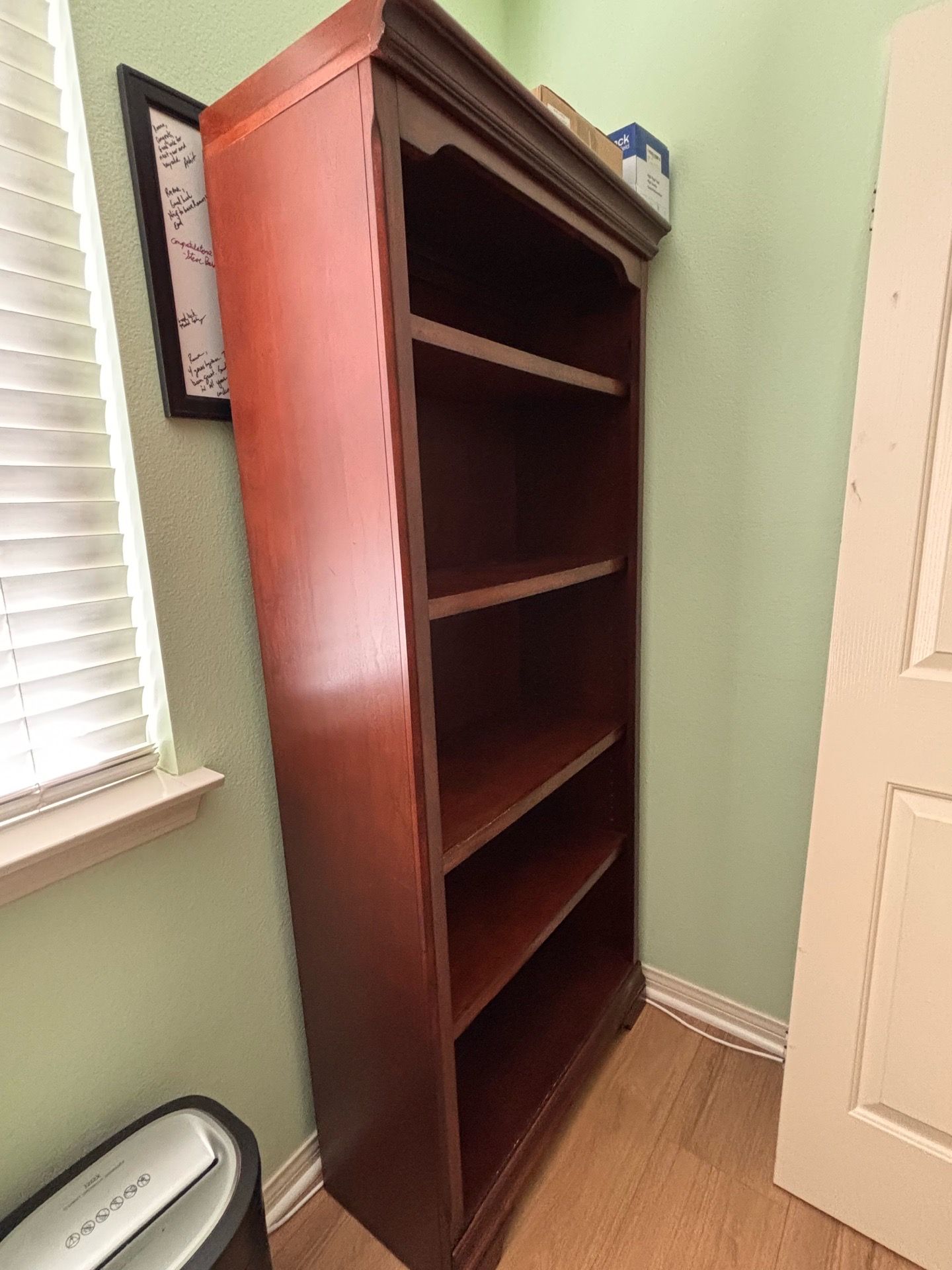 Brown Bookshelf