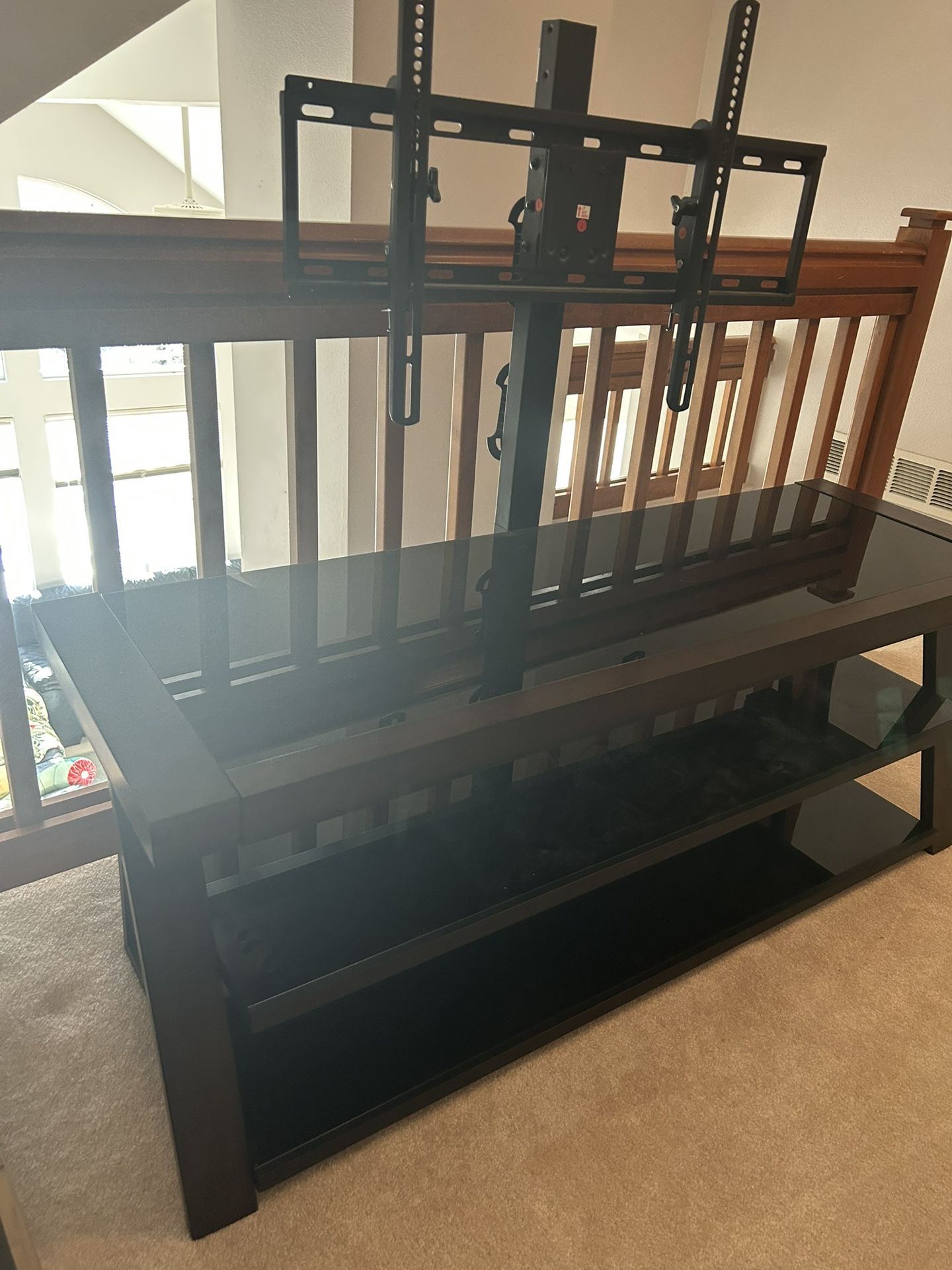 Media Center w/ Mountable TV Stand