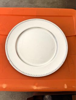 50 Silver Charger Plates