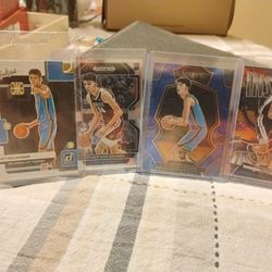 Lot Of 4 Chet Holmgren Rookie Cards