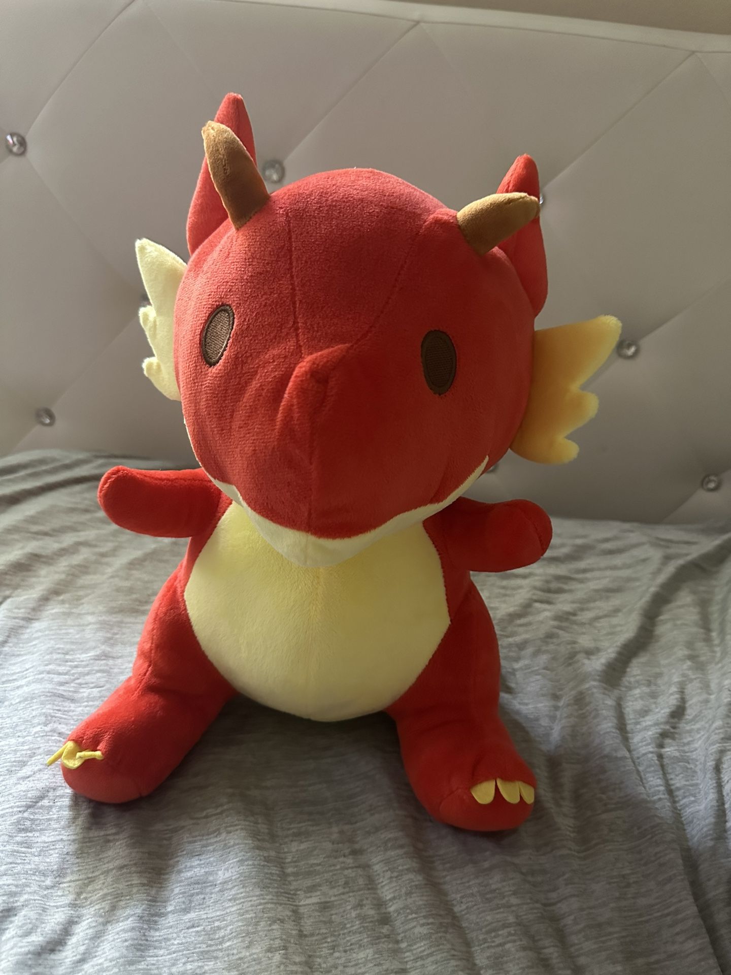 Fukuya Red Dragon XL Plush 12"-14" ULTRA RARE Large Stuffed Animal NEW NWT