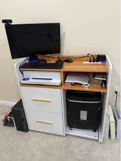 White & Gold Desk