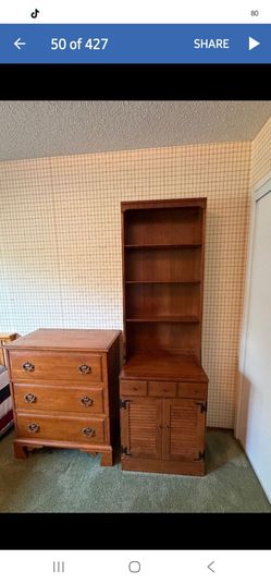 Ethan Allen Hutch Shelf