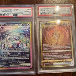Pokemon PSA 10 VStar Arceus & Terapagos EX! 