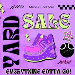 ALL-WEEKEND YARD SALE! Everything must go! Fri/Sat/Sun