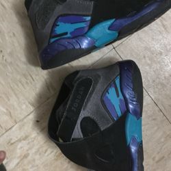 (Black, turquoise) Jordan size 7c