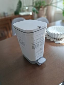 Trash Can H11.5" D10.5" W7" Made In Italy 