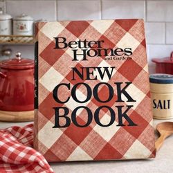 Vintage 1968 Better Homes & Gardens New Cook Book - 5 Ring Binder - Hardcover
s