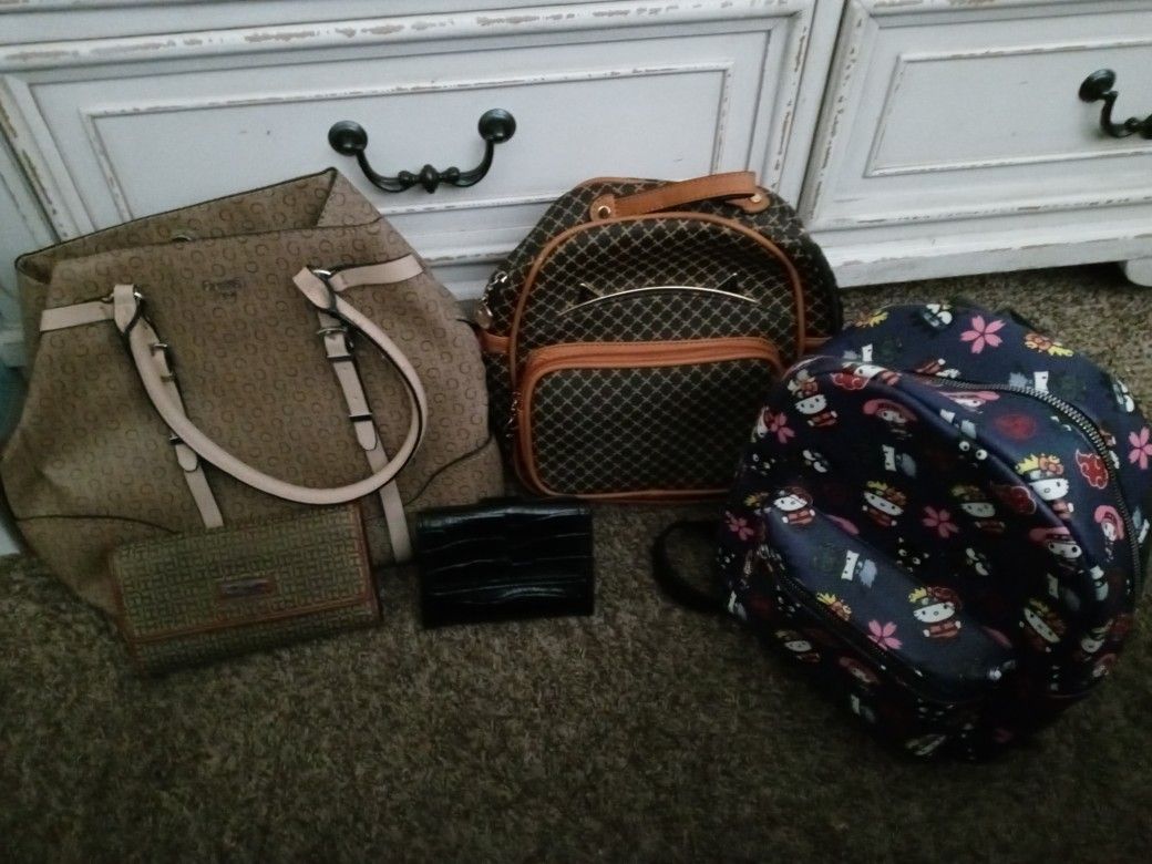 Light Use Purse And Mini Back Pack