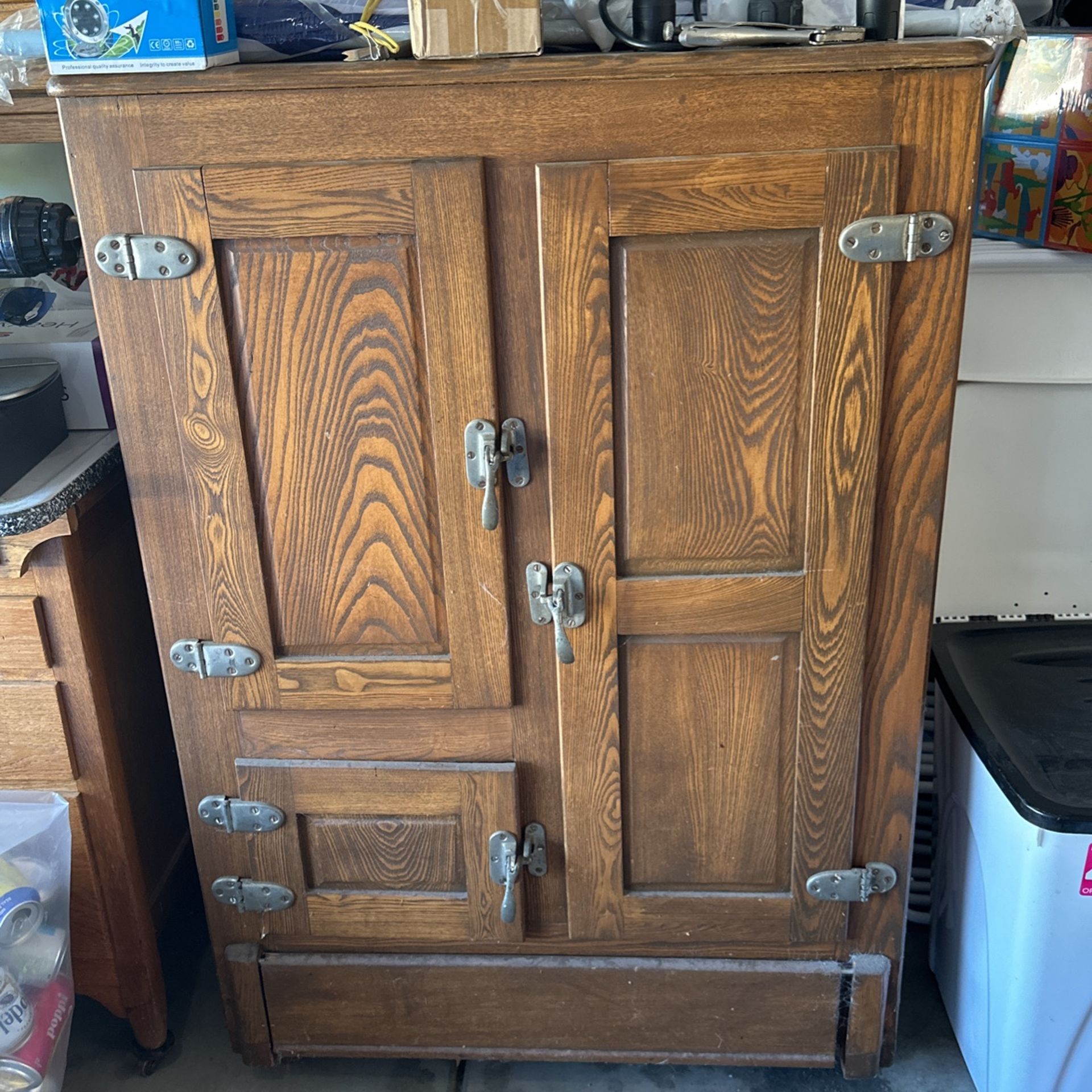 Antique refrigerator