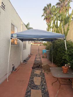 EZ UP Blue Pop-Up Canopy Tent
