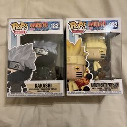 Naruto Shippuden Funko Pop Bundle – #182 Kakashi & #932 Six Path Sage Naruto