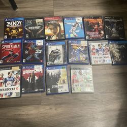 Ps2 Ps3 And Ps4 Games