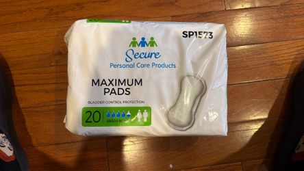 Secure Maximum Pads 20ct
