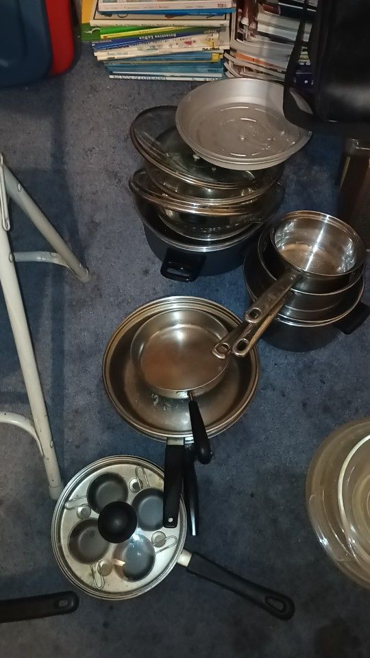 Pots And Pans And Metal Bowls