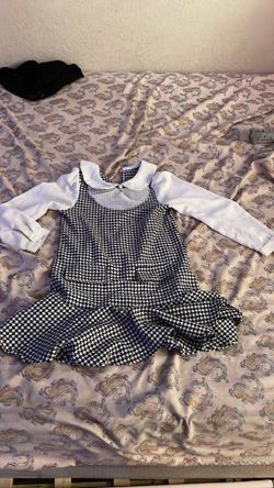 Cute black and white church dress