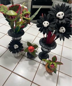 Halloween faux plants