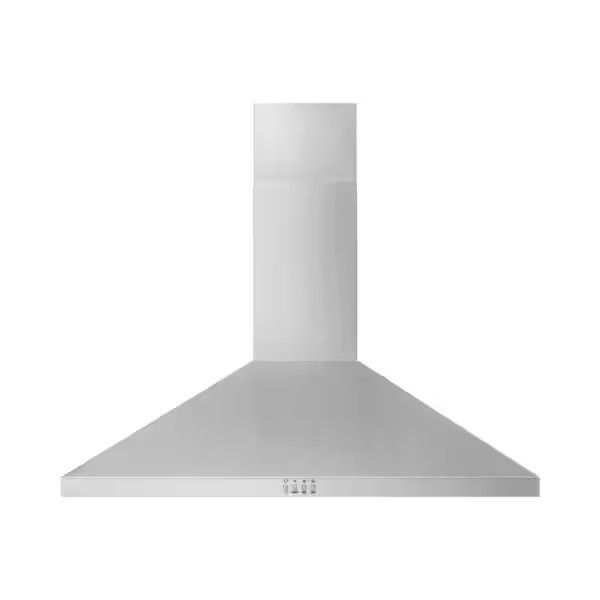 Open Box 30 in. 400 CFM Chimney Wall-Mount Range Hood with light in Stainless Steel