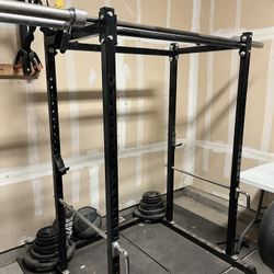 Home Gym With Power Rack