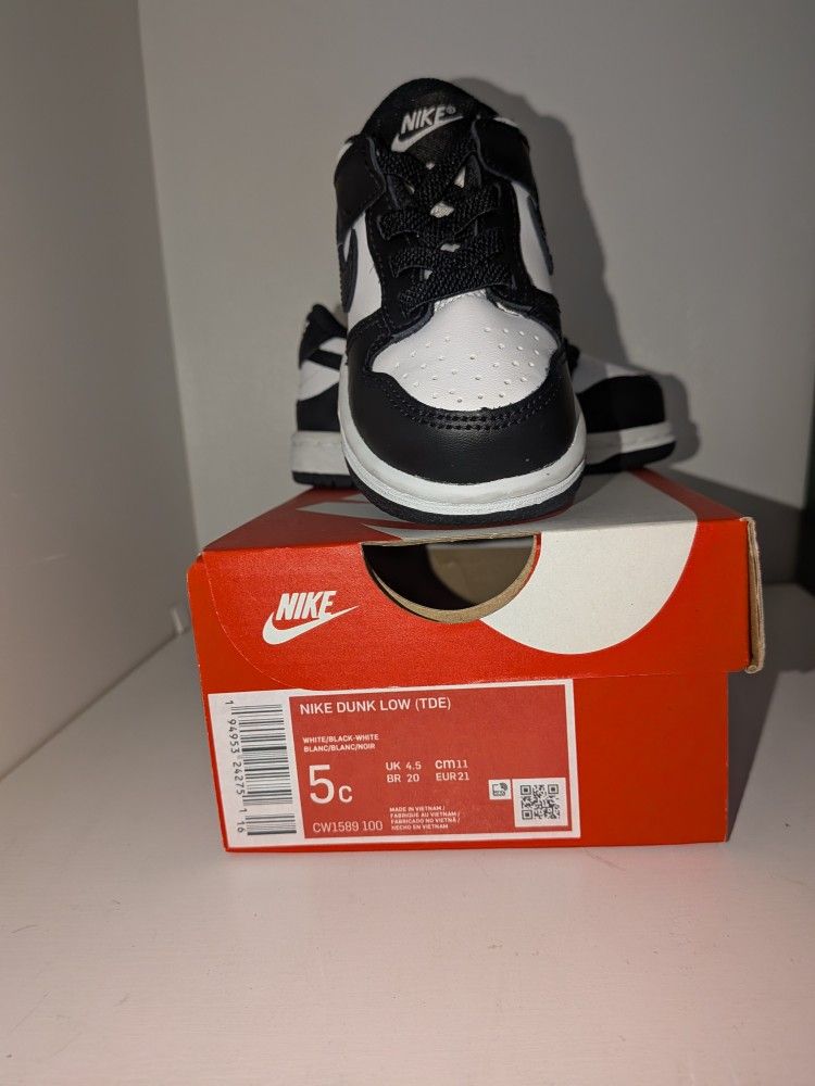 Toddlers Nike Dunk Low (Pandas)