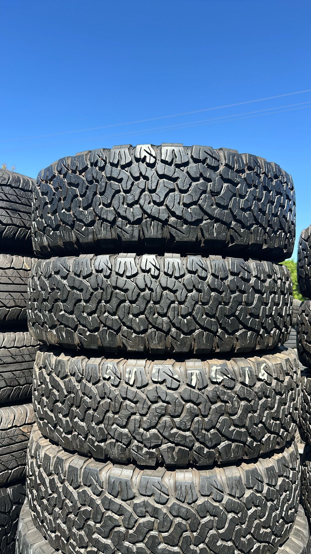 Set Of BFGoodrich 245/75R16LT All Terrain Tires 