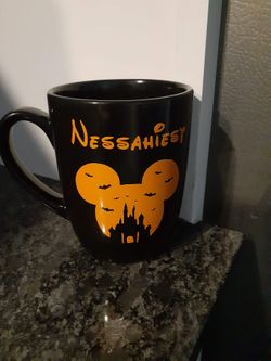 Customize Disney theme cup with your name