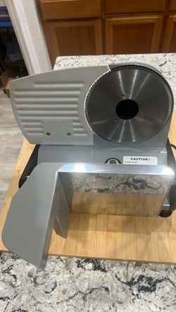 Electric Meat Slicer with Stainless Steel Blade