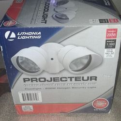 Floodlight 200w Halogen Security Light  Lithonia New