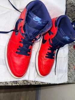 Nike Air Jordan 1 High OG Red Navy Men’s Basketball Sneakers