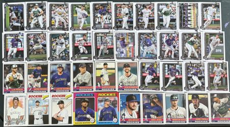Topps baseball Rockies