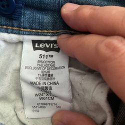 Levi Jeans Boy Size 8 Regular