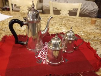 Antique Silver Plated Tea Set