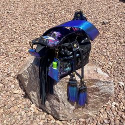 Drop Thread Gorgeous Designs Leather Fringe Purse